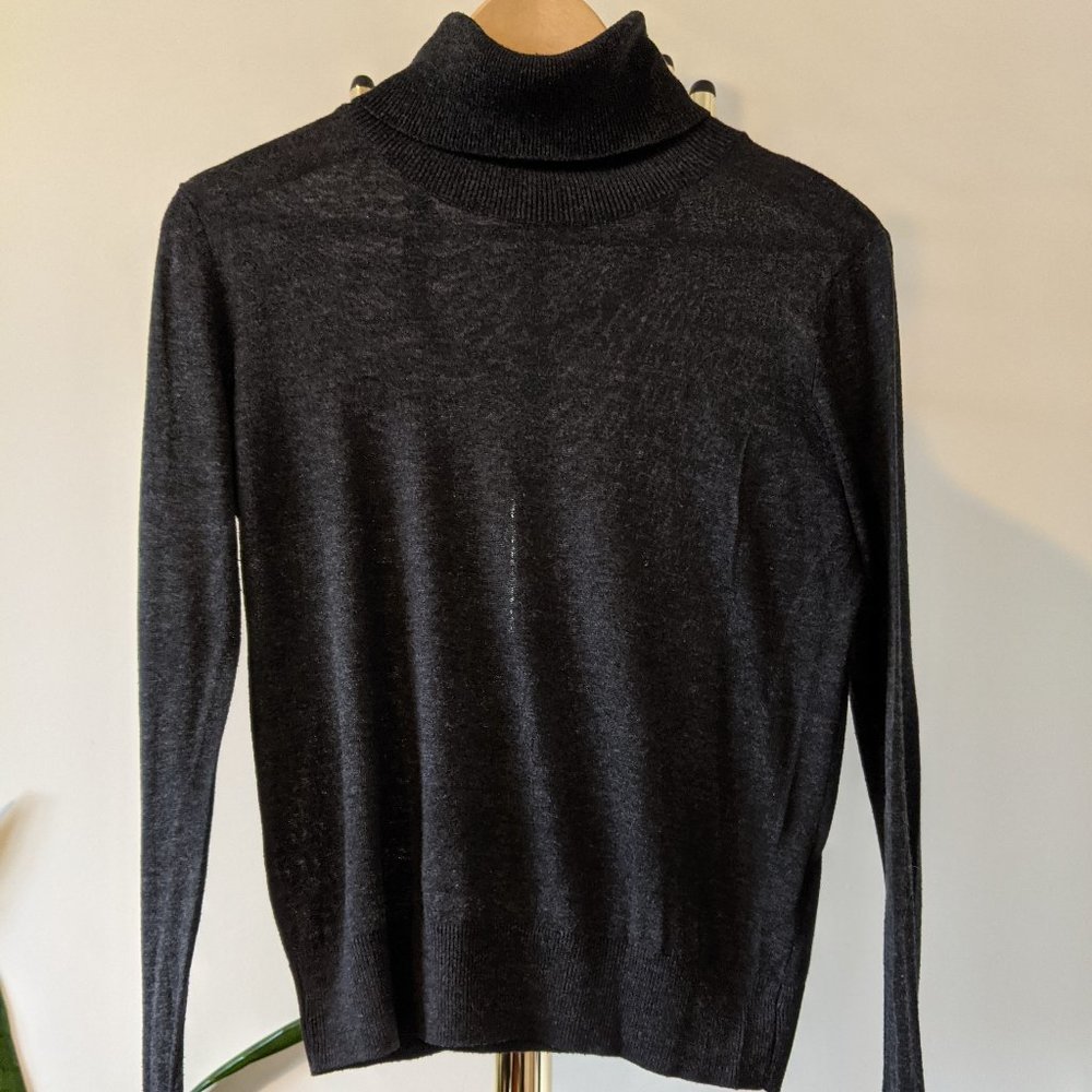 Grey Zara Knit Turtle Neck